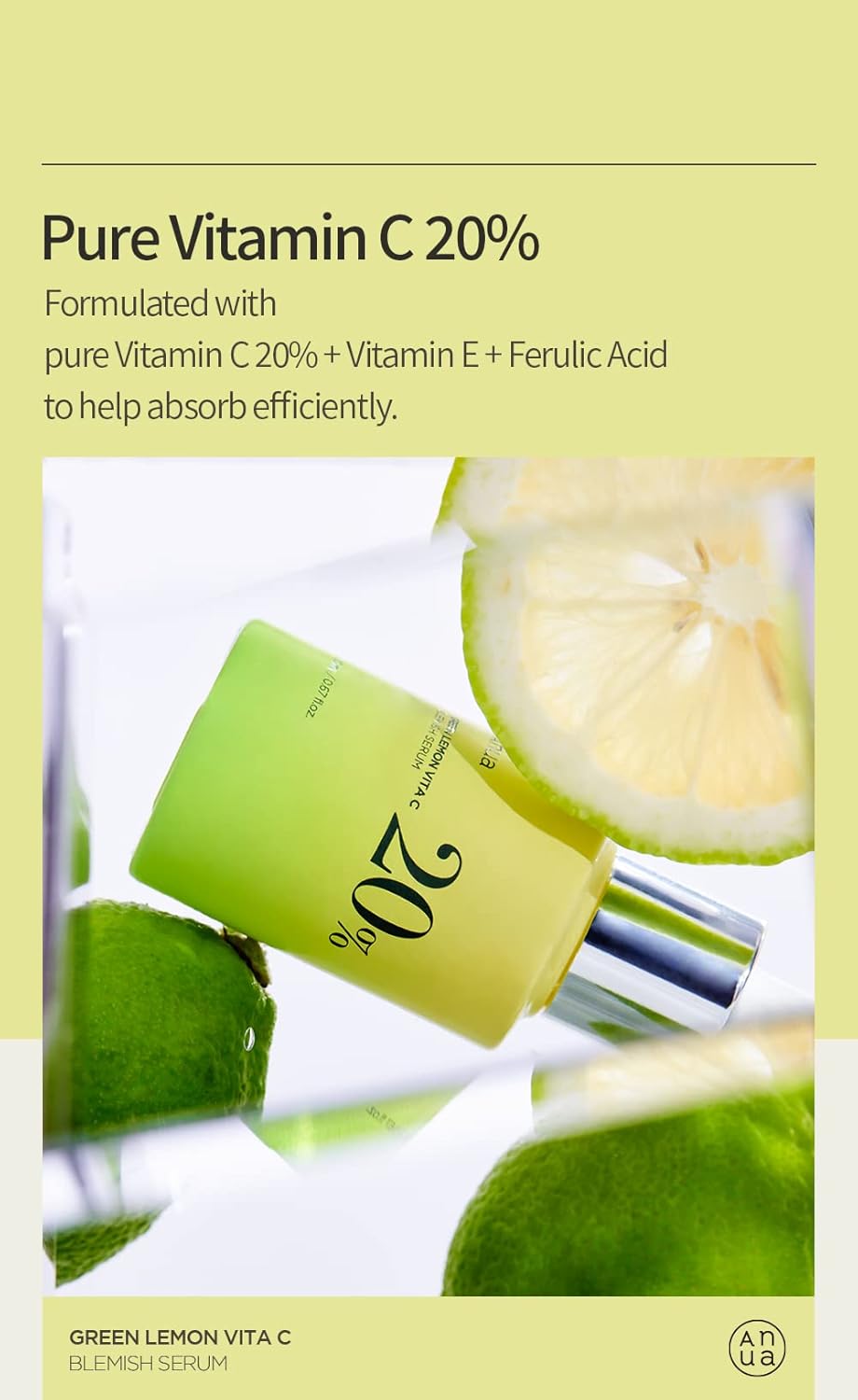 Anua  Green Lemon Vita C Blemish Serum 20g