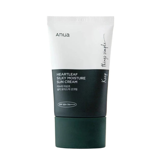Anua Heartleaf Silky Moisture Sun Cream SPF 50+ PA++++-50ML