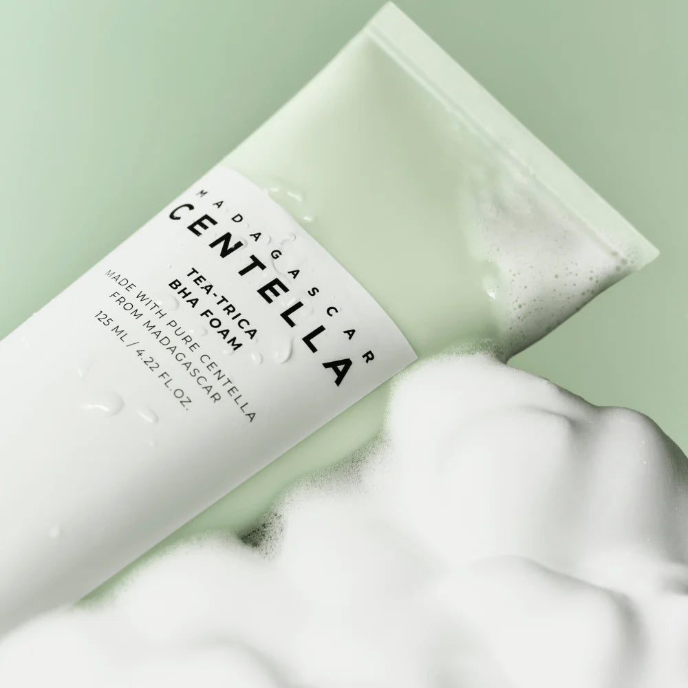 Skin100 Madagascar Centella Tea Trica Bha Foam-125ML
